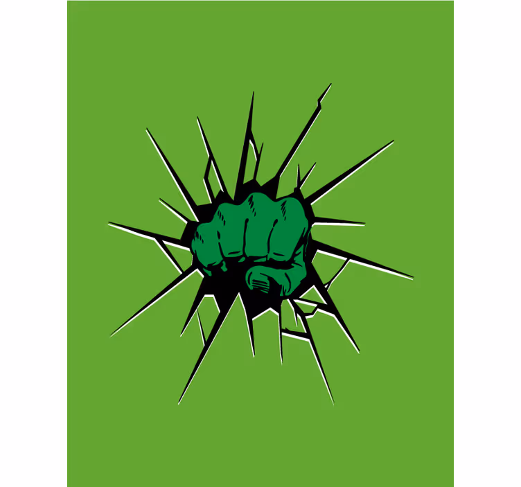 Rolo zavjese superheroji zelena šaka - TenStickers