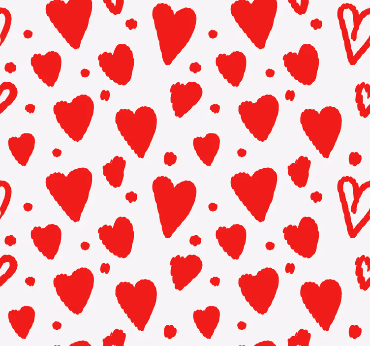 Rolo zavjese romantična uzorak srca - TenStickers