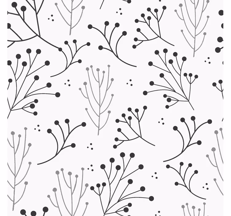 Rolo zavjese moderna minimalistički cvjetni - TenStickers