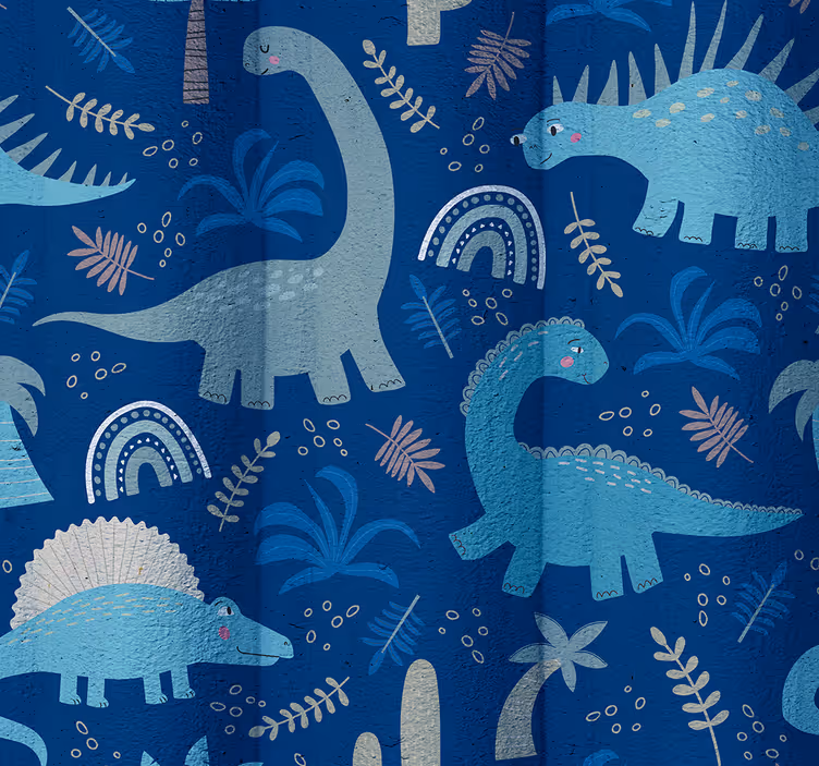 Rolo zavjese dinosaura plave nijanse - TenStickers