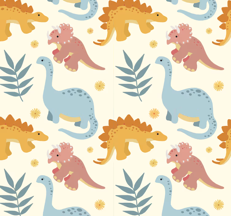 Rolo zavjese dinosaura minimalistički stil - TenStickers