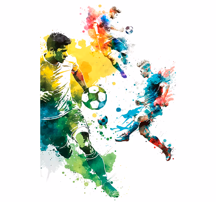 Rolo zavjese nogomet sport na djelu - TenStickers