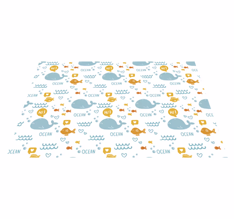 šareni i veseli plakati oceanske ribe - TenStickers