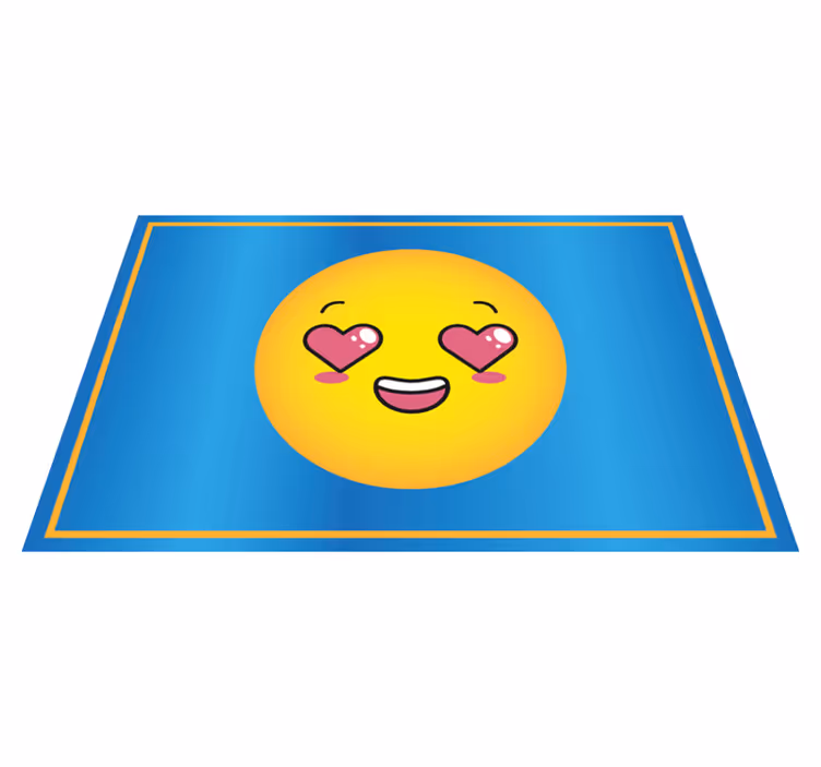 Srce oči emoji djeca posteljine - TenStickers