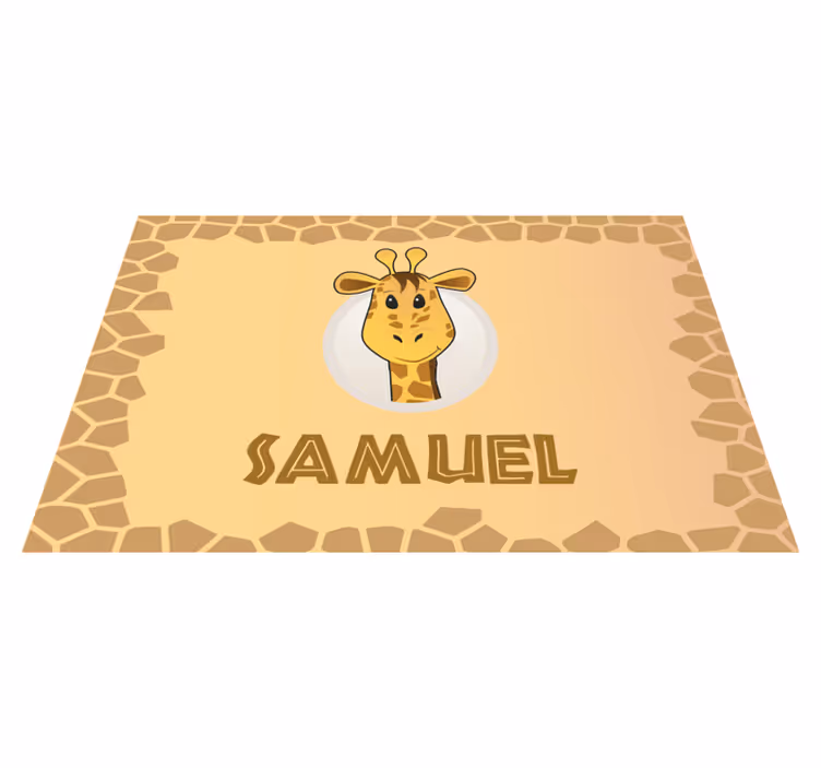 Podmetač djeca s dizajnom žirafe - TenStickers