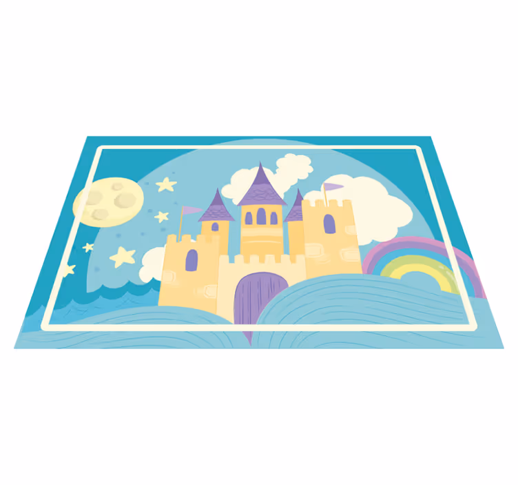 Princeza palača za djecu dječji plakati - TenStickers