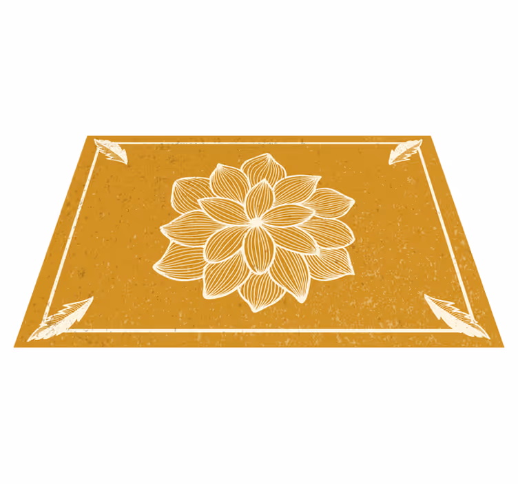 Podmetač izvornik s elegantnim botaničkim motivom - TenStickers