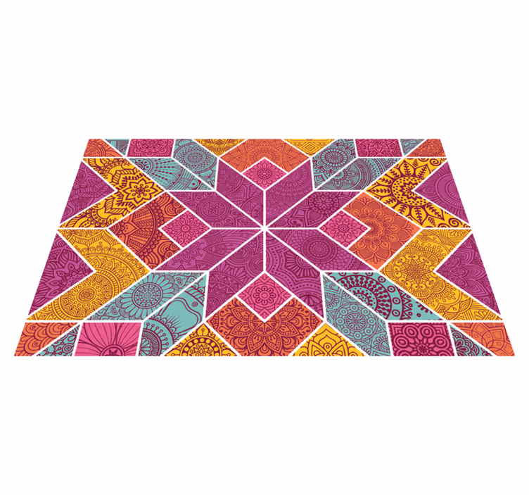 Podmetač izvornik Šareni geometrijski uzorak - TenStickers