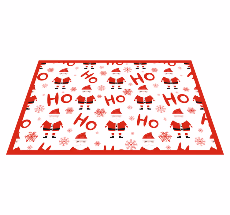 Santa claus i hohoho božićni placemati - TenStickers
