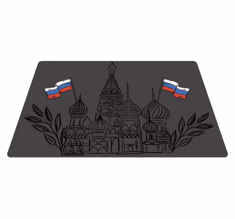 Podmetač izvornik ruske arhitektonske siluete - TenStickers
