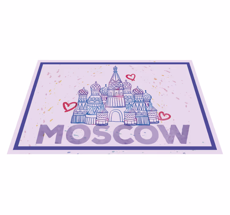 Podmetač izvornik ilustracija moskovskih znamenitosti - TenStickers