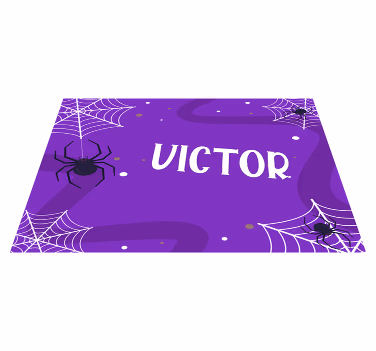 Personalizirane posteljine za paukove halloween - TenStickers