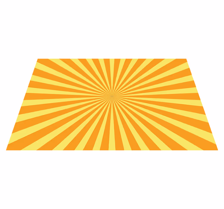 Podmetač citati s odvažnim uzorkom sunčevih zraka - TenStickers