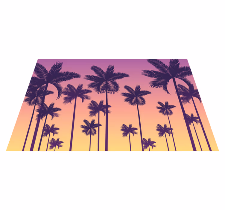 Podmetač izvornik palm tree sunset - TenStickers