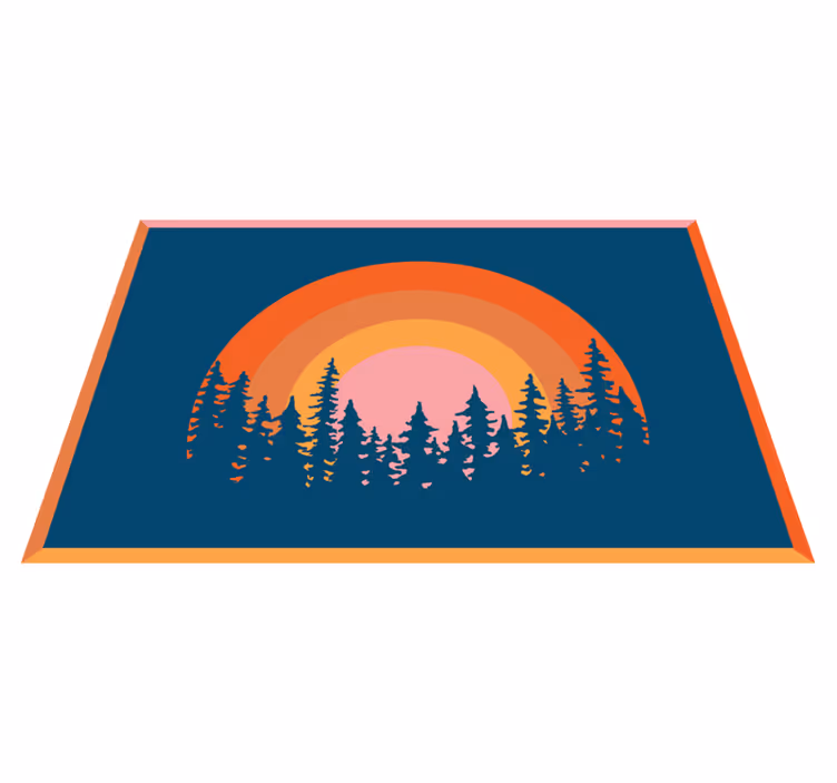 Podmetač izvornik vibrantna dušom dugačka panorama - TenStickers