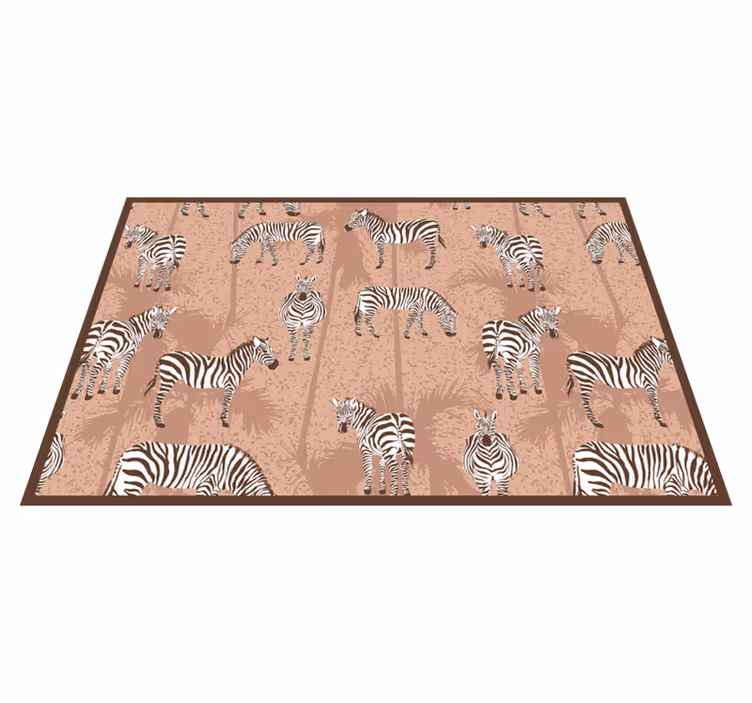 Podmetač izvornik u stilu zebra uzorka - TenStickers