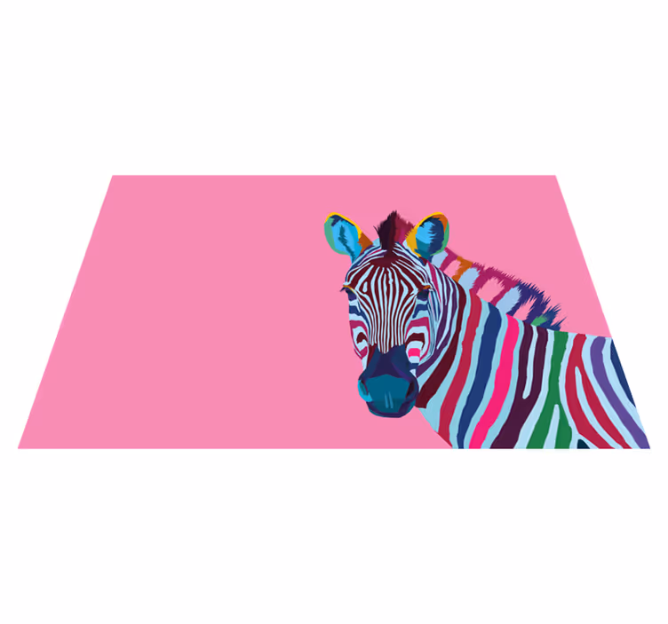 Pop art zebra vinil podmetači - TenStickers