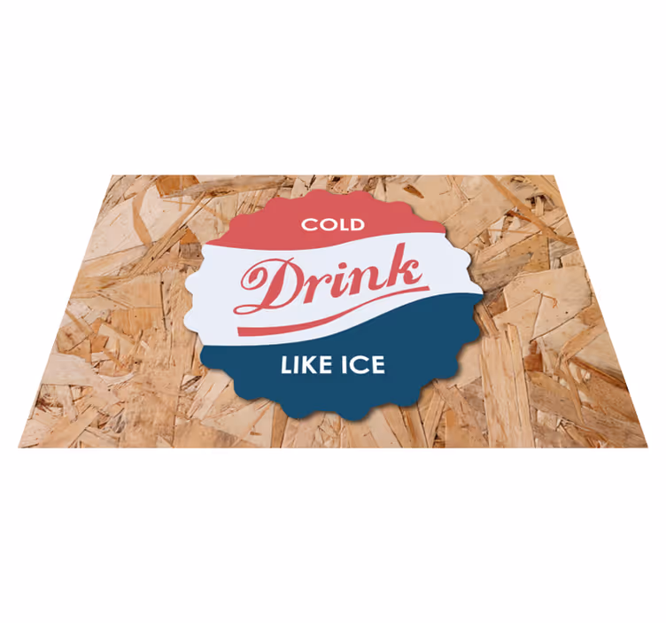 Retro piće soda podmetač originalni podmetači - TenStickers