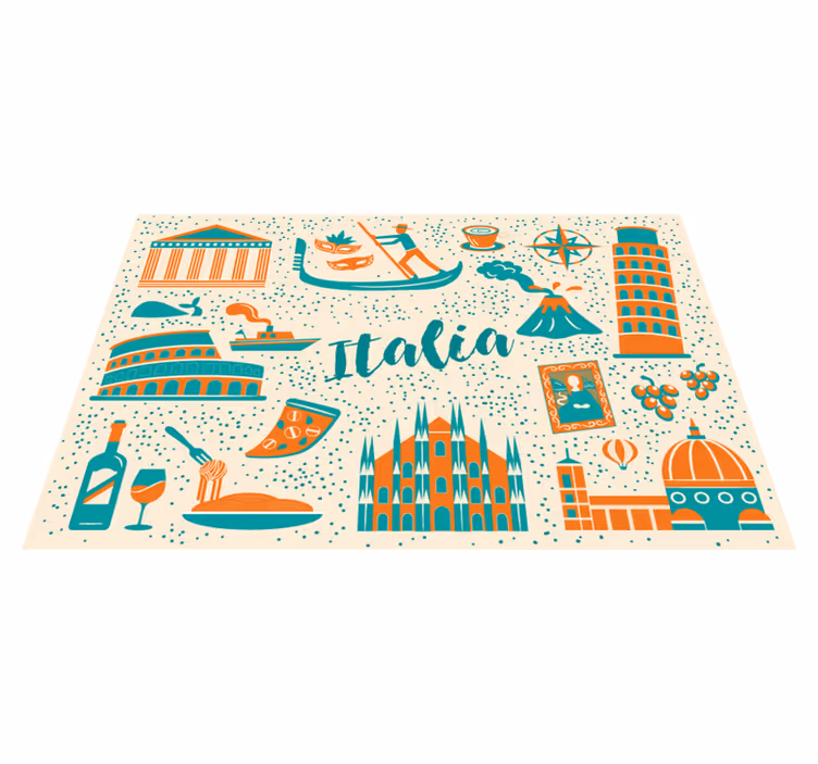 Podmetač izvornik kulinarika italija scena - TenStickers