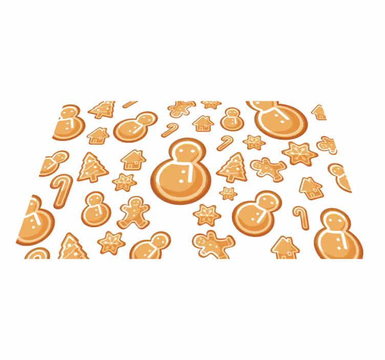 Podmetač Božić svečani blagdanski oblici - TenStickers