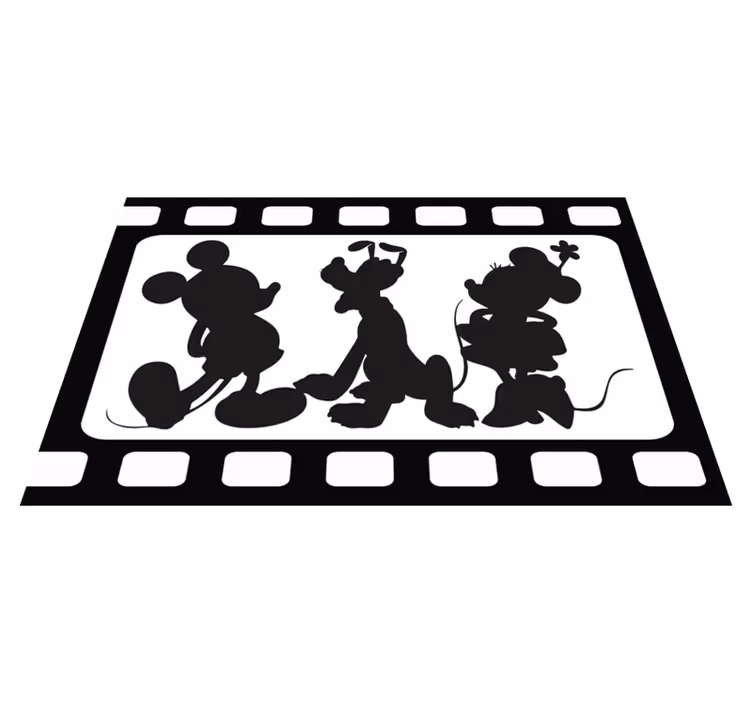 Podmetač djeca s animiranim siluetama likova - TenStickers