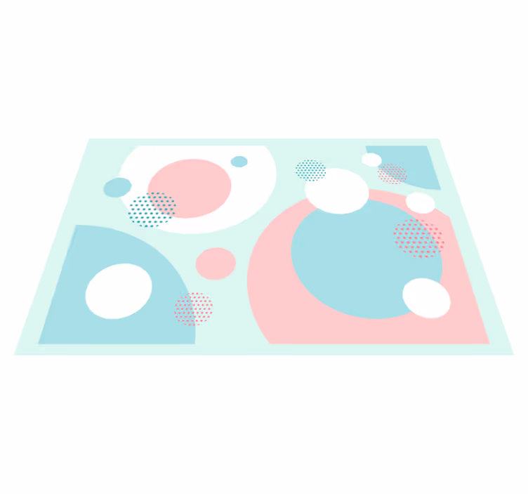 Podmetač moderan geometrijski šareni blokovi - TenStickers