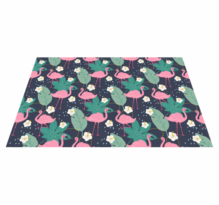 Flamingosi na tamnoj pozadini originalni podmetači - TenStickers