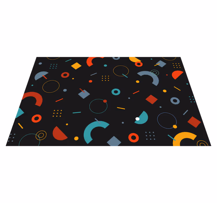 Podmetač moderan s geometrijskim šarenim uzorkom - TenStickers