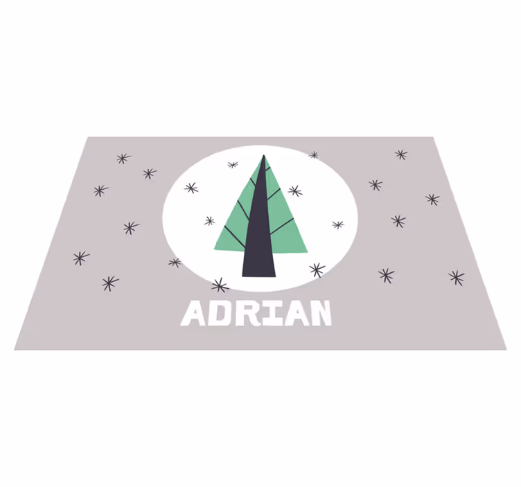 Personalizirane podmetače za božićno drvce - TenStickers