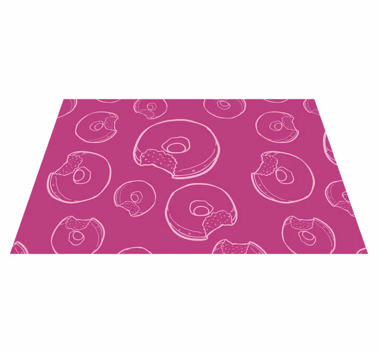 Podmetač izvornik šareni uzorak krafni - TenStickers