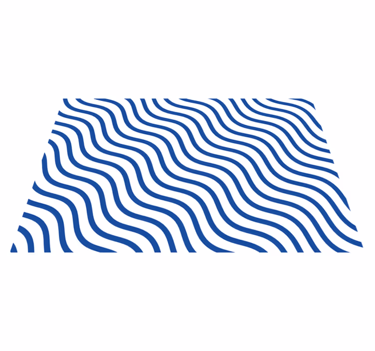 Podmetač moderan s valovitim uzorkom - TenStickers
