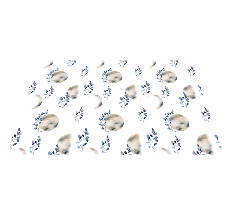 Podmetač izvornik uz uzorke nebeskih mjeseca - TenStickers