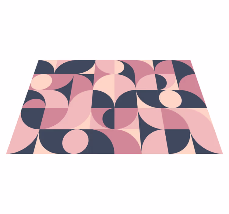 Podmetač moderan s zakrivljenim geometrijskim uzorcima - TenStickers