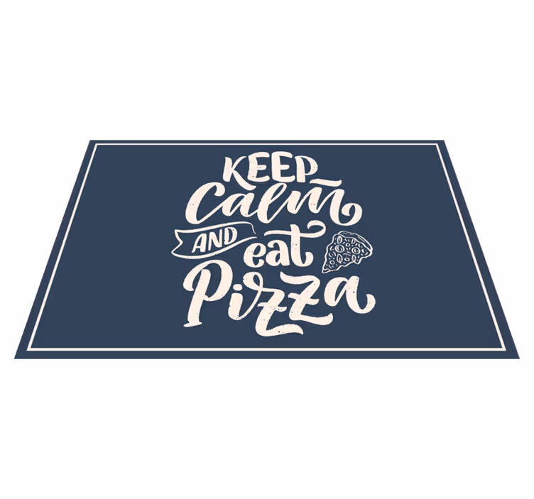 Budite mirni i jedite podmetače za pizzu od vinila - TenStickers