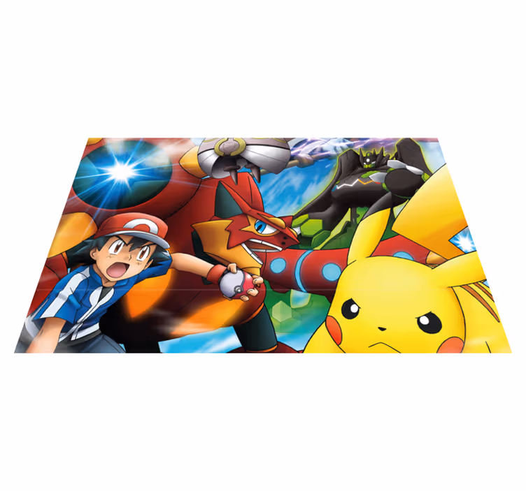 Pokemon znakovi vinil posteljine - TenStickers