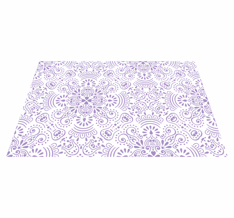 Lavanda uzorak mandale elegantni podmetači - TenStickers