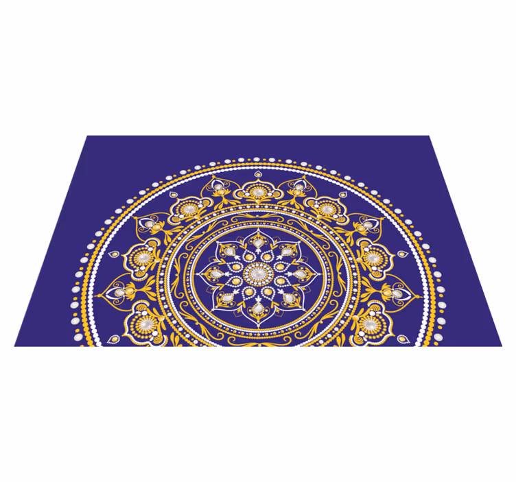 Podmetač izvornik složena zlatna mandala - TenStickers