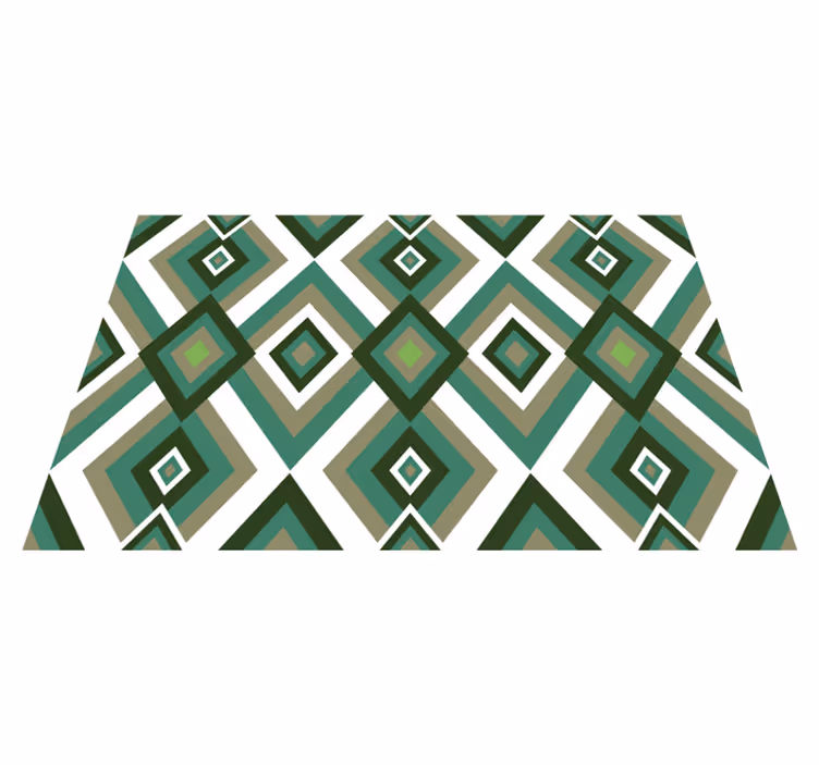 Podmetač moderan geometrijski stil aranžman - TenStickers