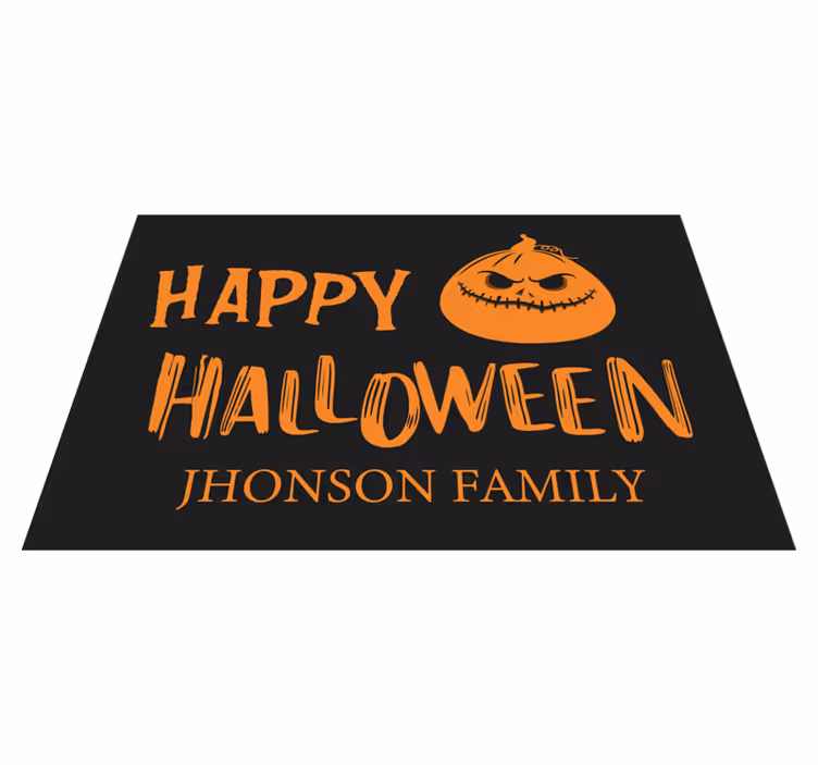 Posteljina za halloween poruke obitelji - TenStickers