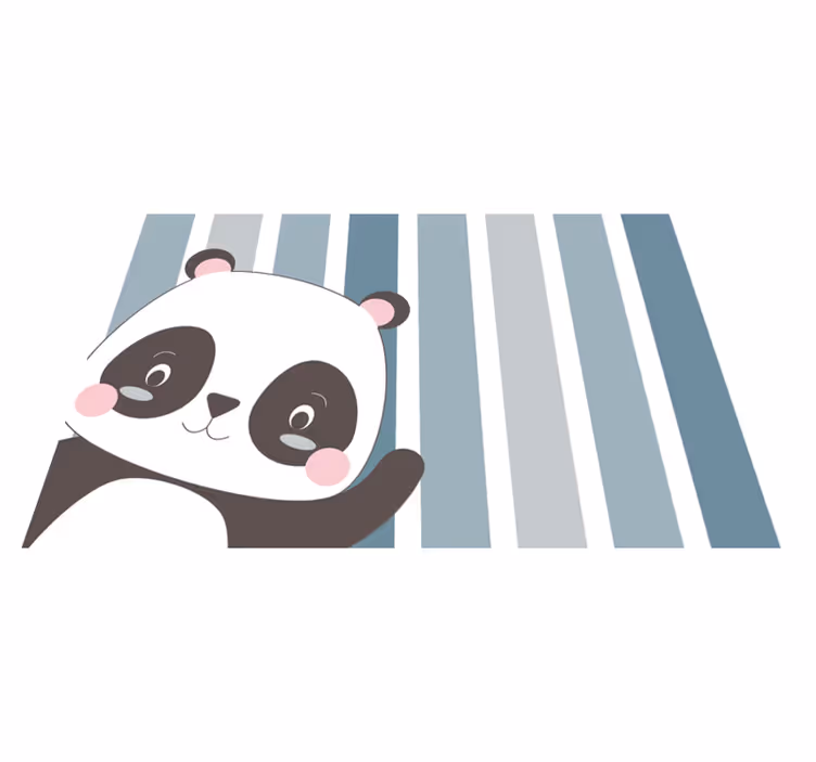 Sretni posteljine za djecu panda - TenStickers