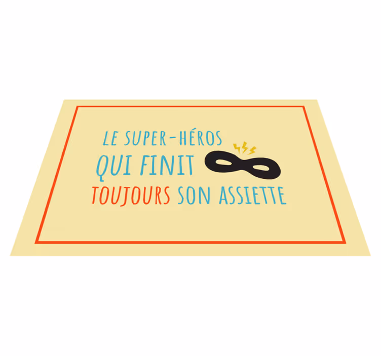 Podmetač djeca inspiracija za superheroje - TenStickers
