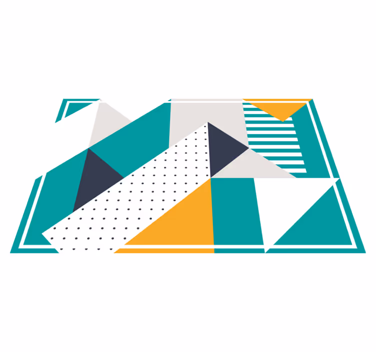Podmetač moderan s geometrijskim uzorcima - TenStickers
