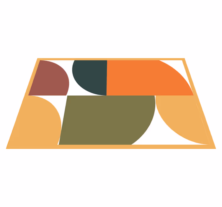Podmetač moderan s modernim geometrijskim oblicima - TenStickers