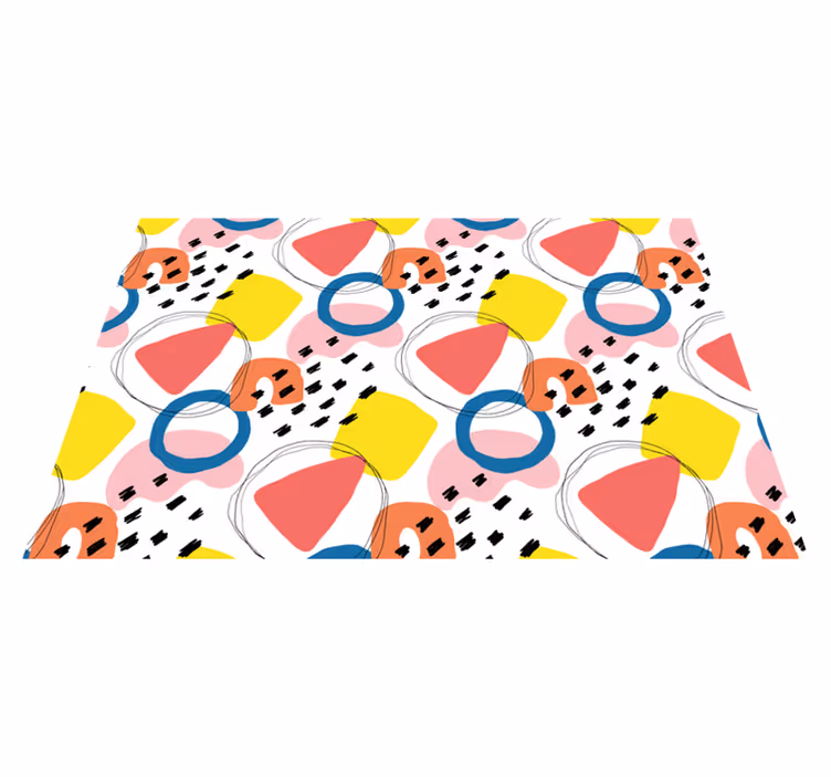 Podmetač moderan s živopisnim geometrijskim elementima - TenStickers