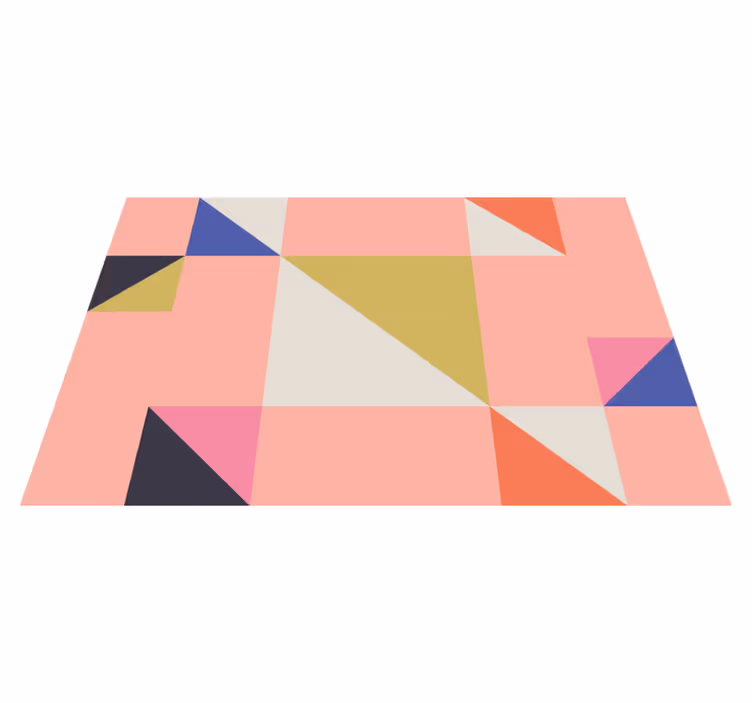 Podmetač moderan geometrijski šareni dijelovi - TenStickers