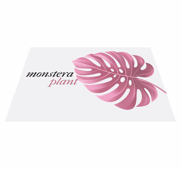 Podmetač izvornik s motivom lista monstere - TenStickers