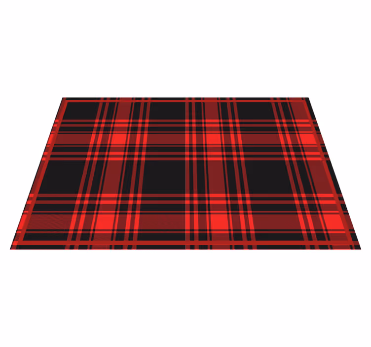Podmetač tekstura tartan uzorak za stolnu površinu - TenStickers