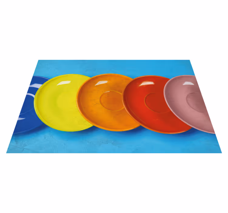 Tanjiri duginih boja vinilni podmetači - TenStickers