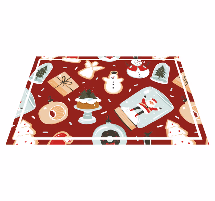 Podmetač božić s blagdanskim motivima - TenStickers