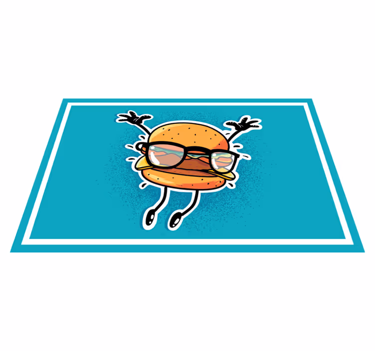 Podmetač djeca skakač hamburger lik - TenStickers